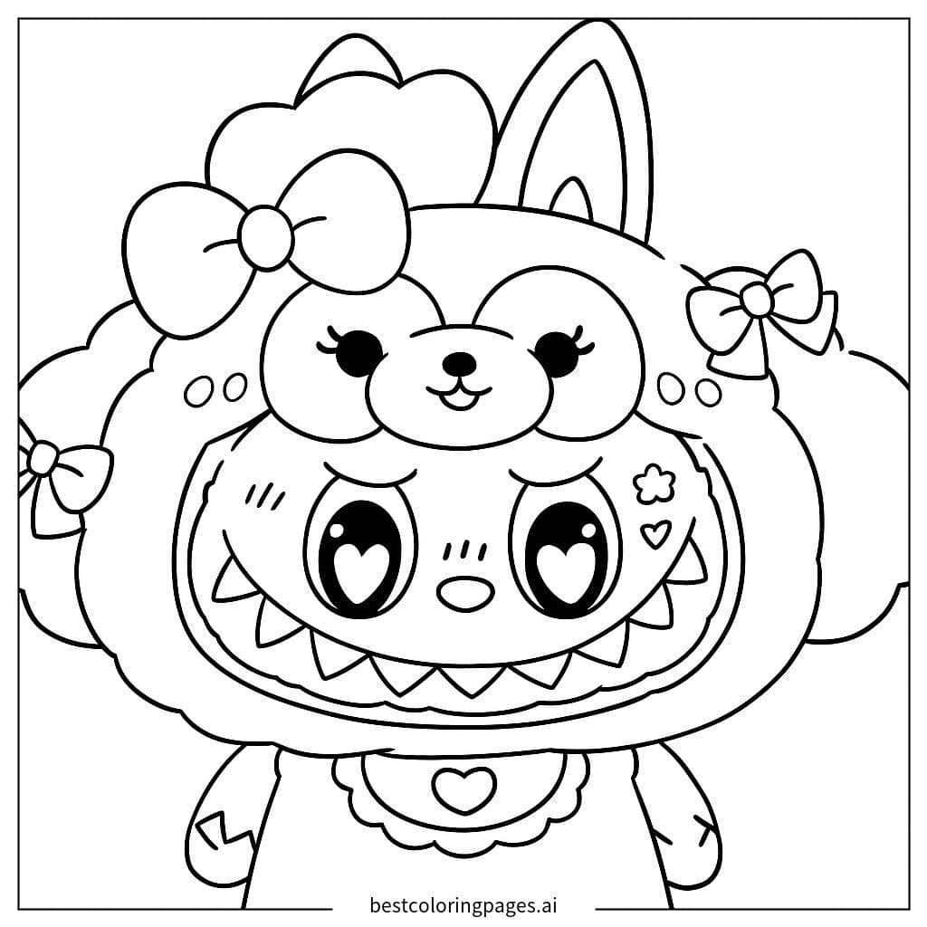 Adorable Labubu with a Cheeky Smile