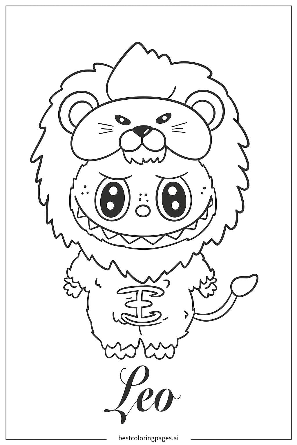 Adorable Leo Labubu
