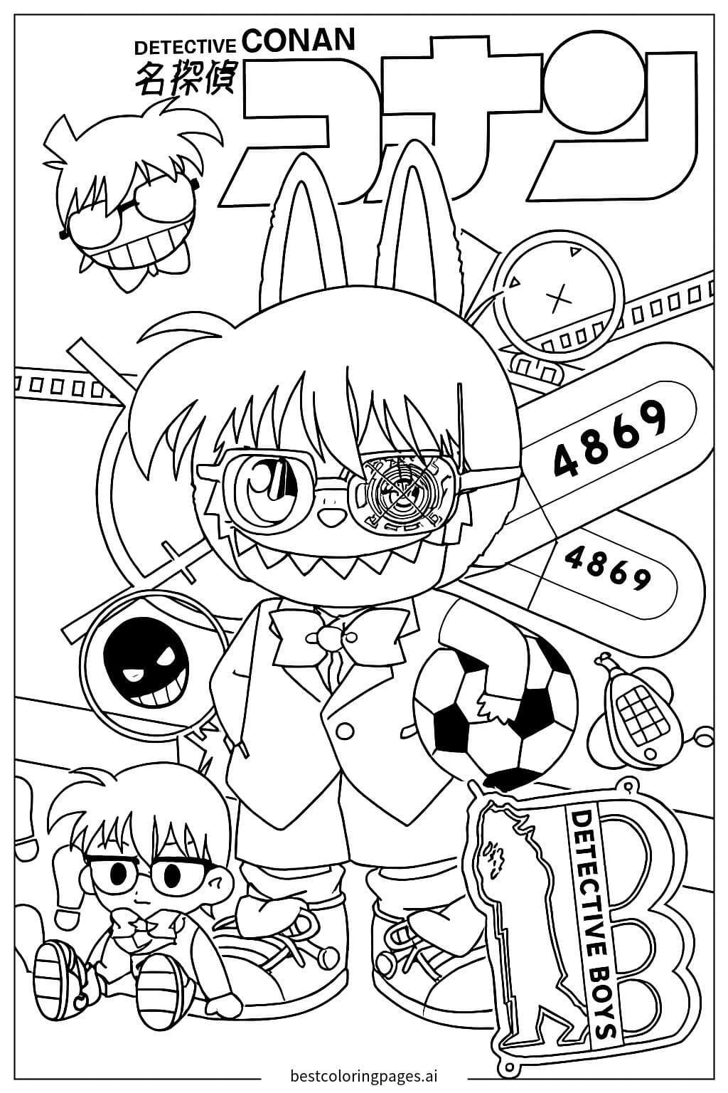 Detective Conan Labubu: Kpop Demon Hunters