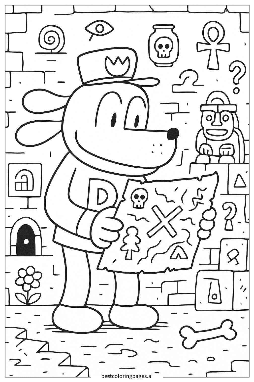 Dog Man's Exciting Treasure Hunt Adventure