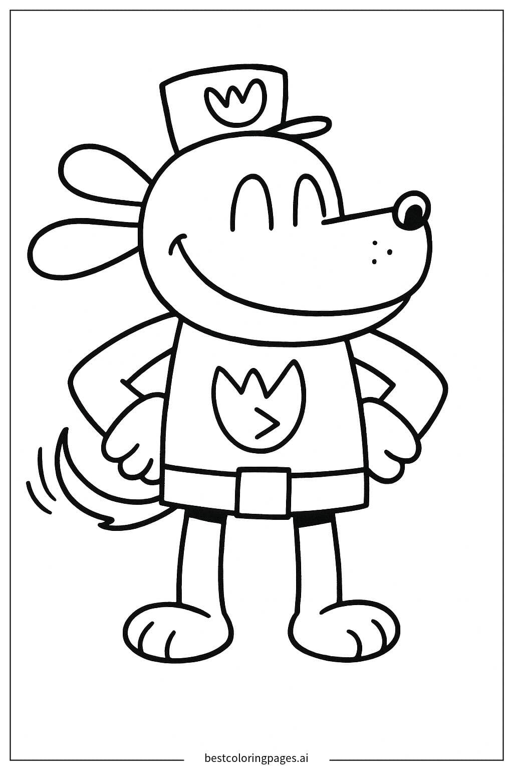 Dog Man's Happy Smile