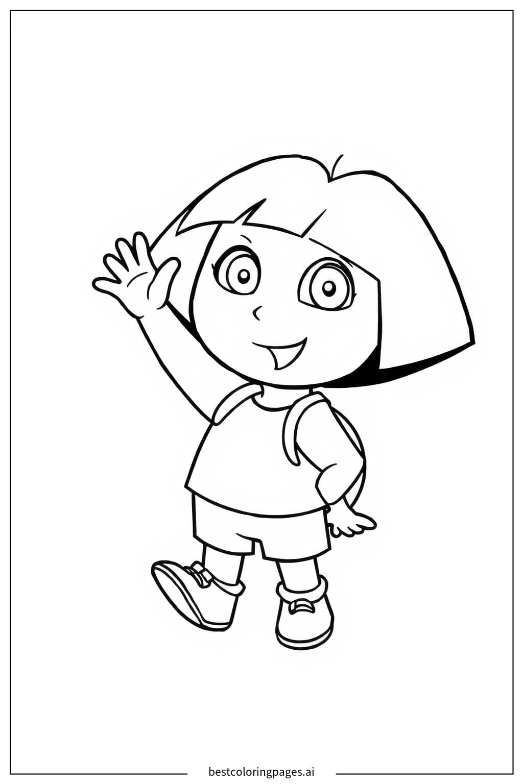 Dora la Exploradora Saludando