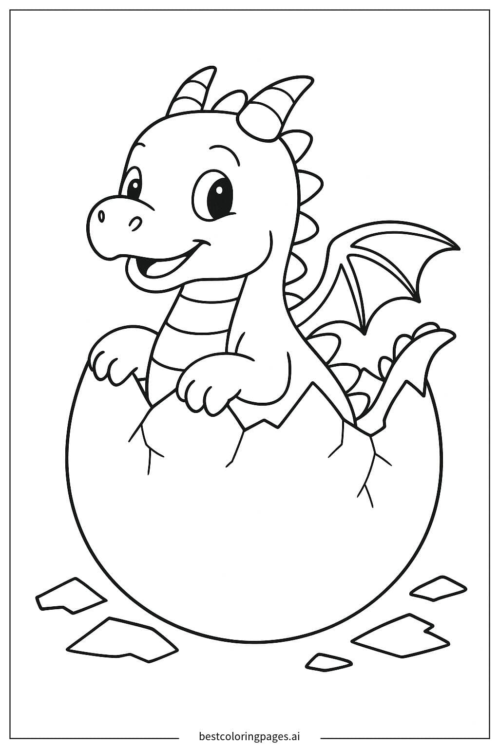 Baby Dragon Emerging