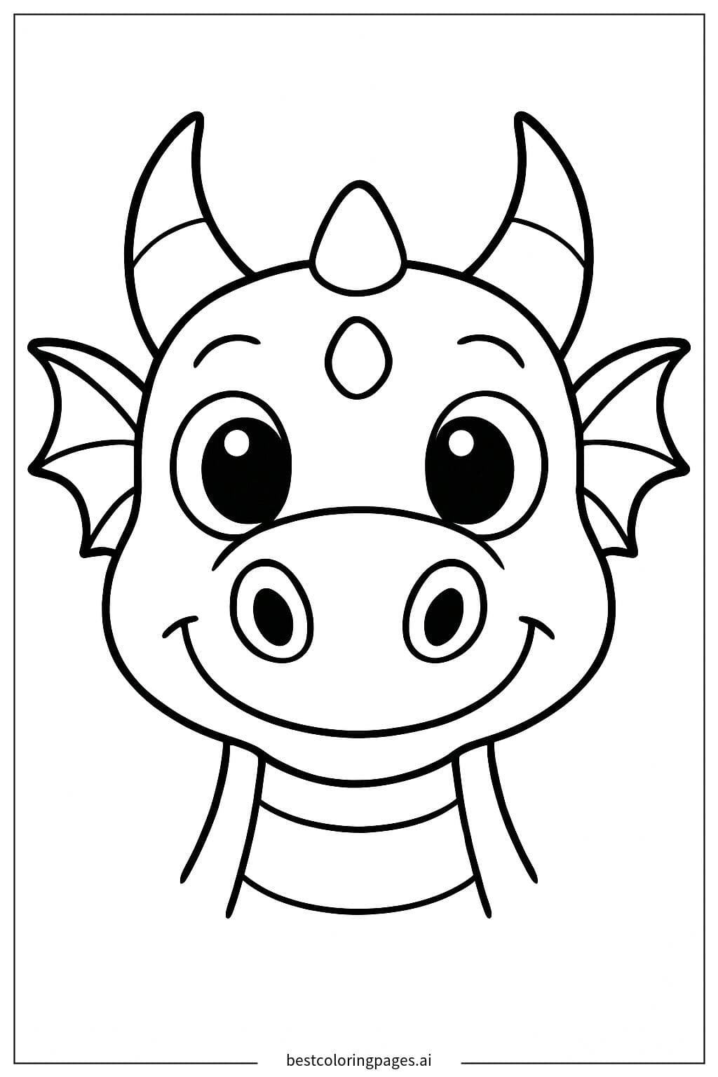 Dragon's Face Close-up