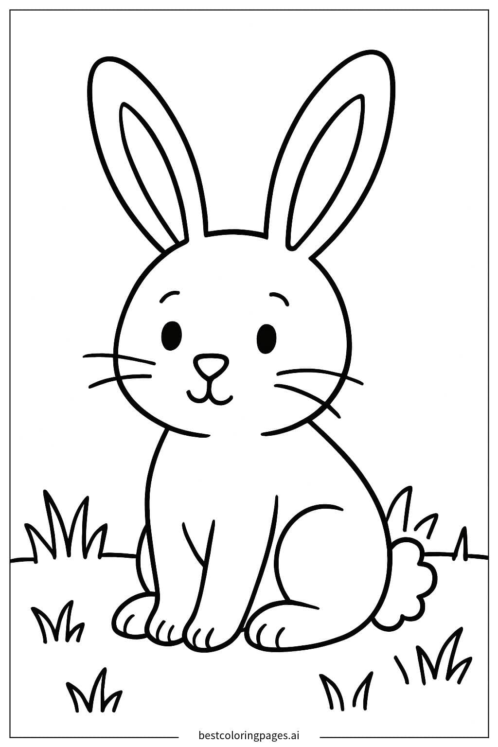 Neugieriger Osterhase