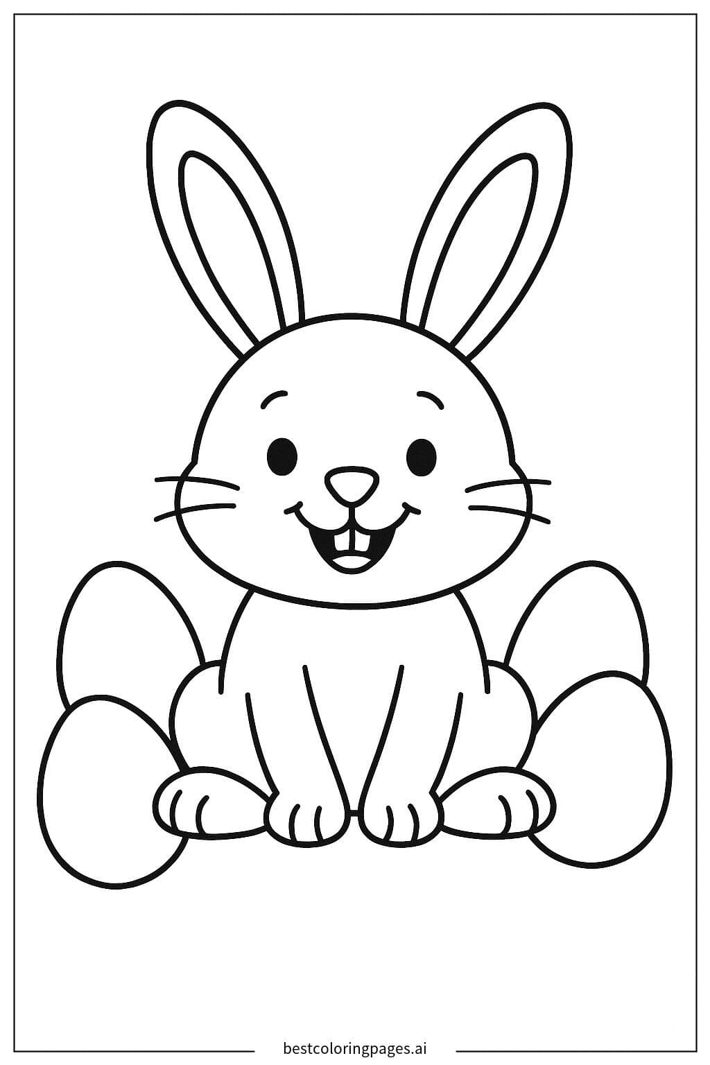 Lächelnder Osterhase