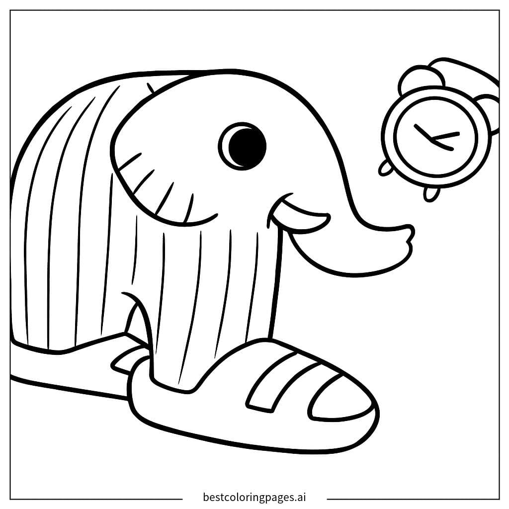 Elefante en Pantuflas