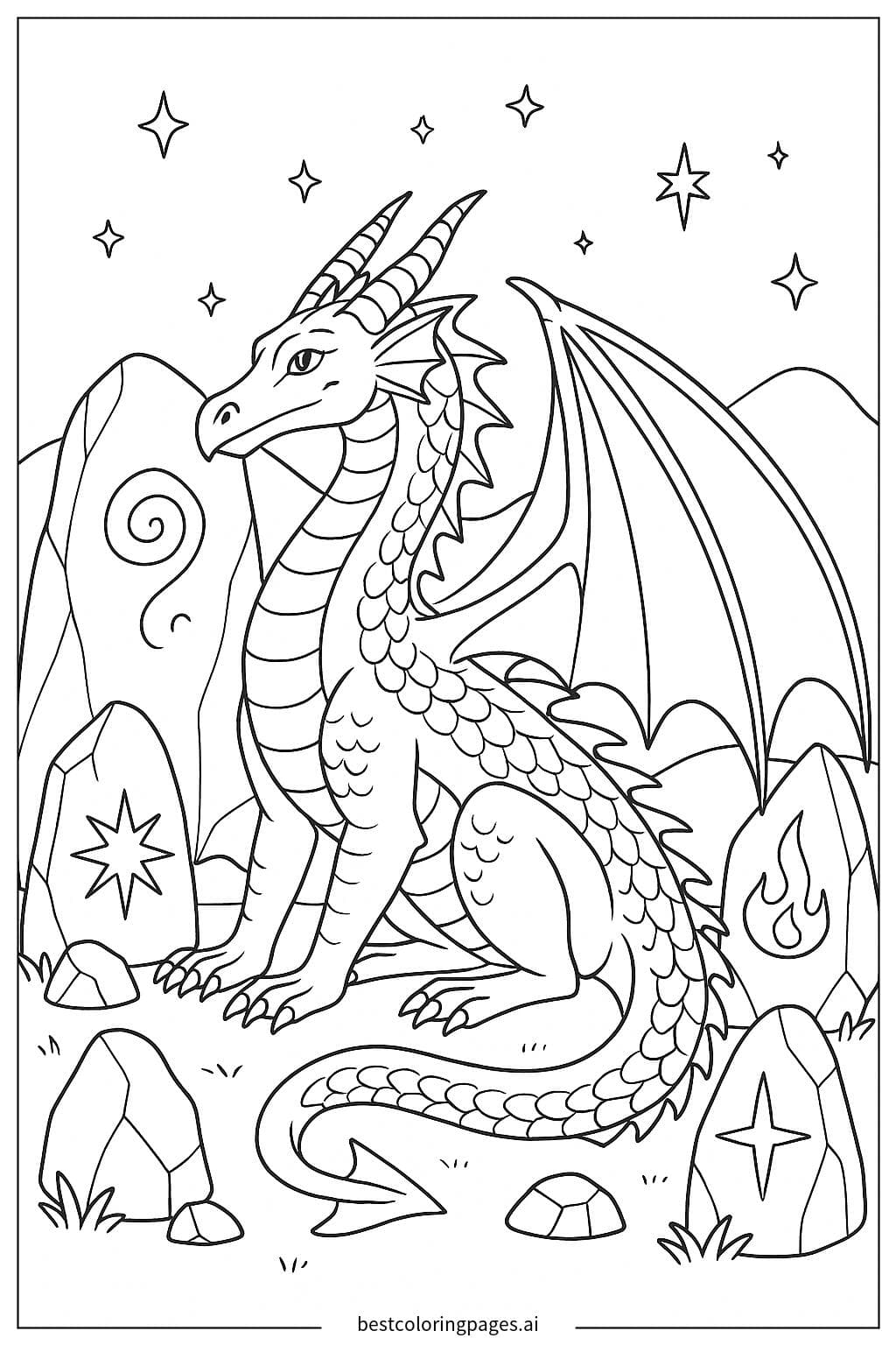 Le Repaire du Dragon de Conte de Fées