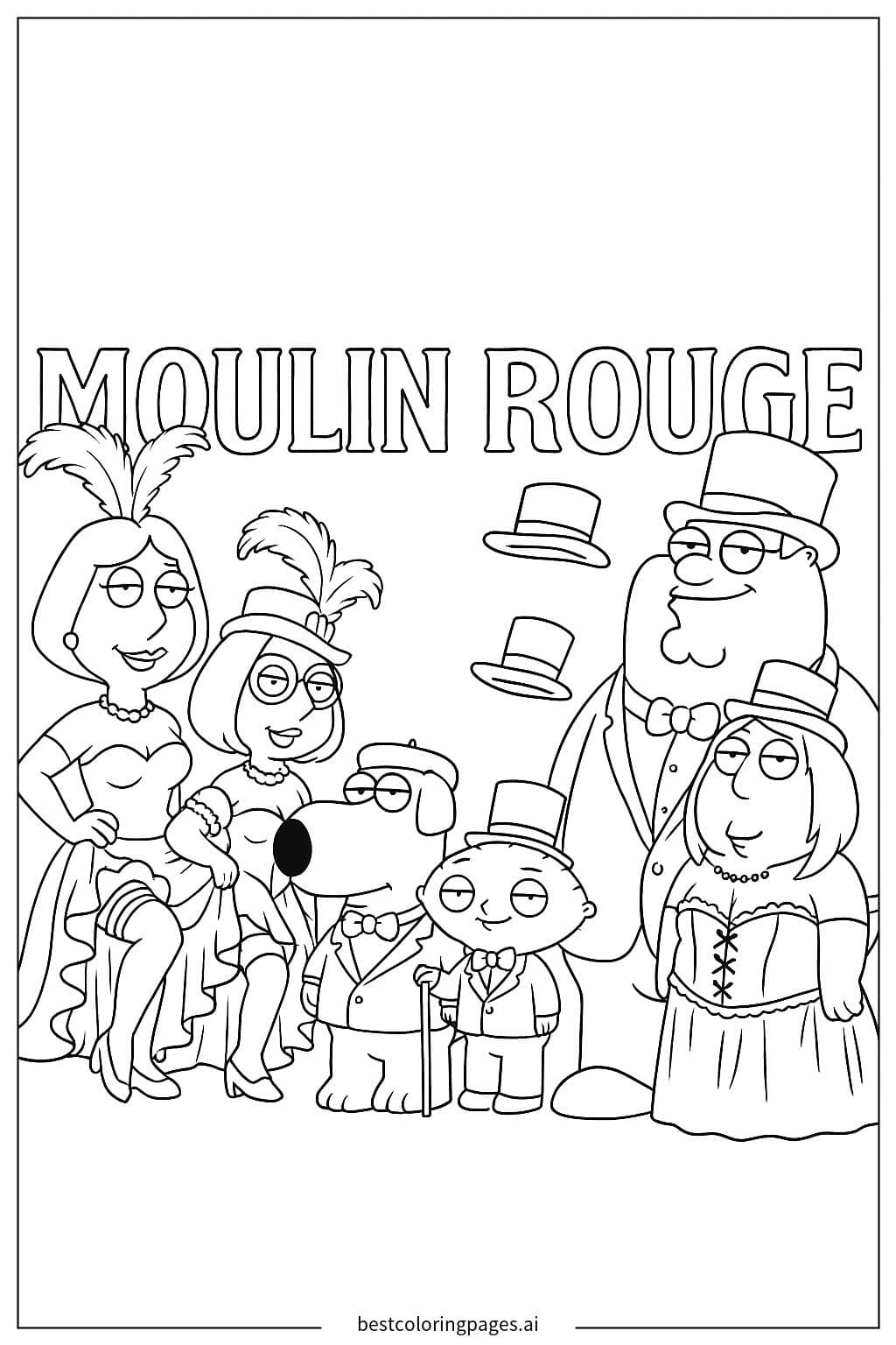 Gia đình Family Guy tại Moulin Rouge