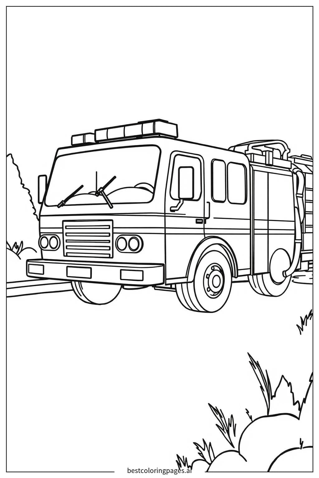 Fire Truck Adventure with Hose