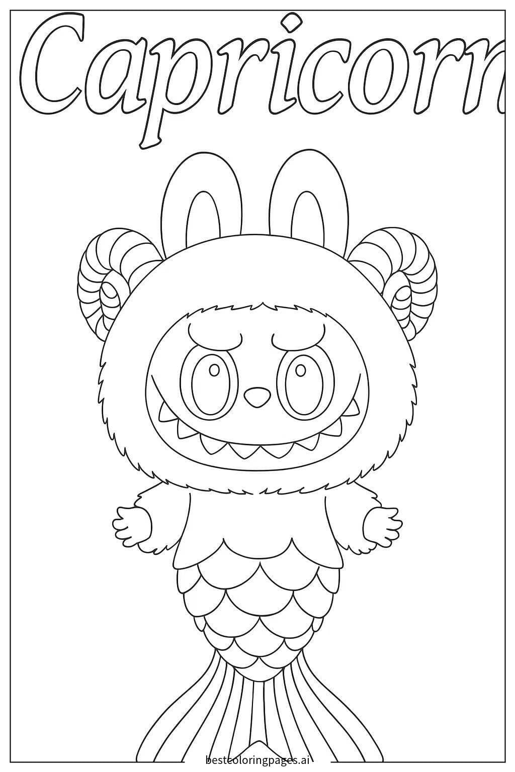 Labubu sorridente e soffice
