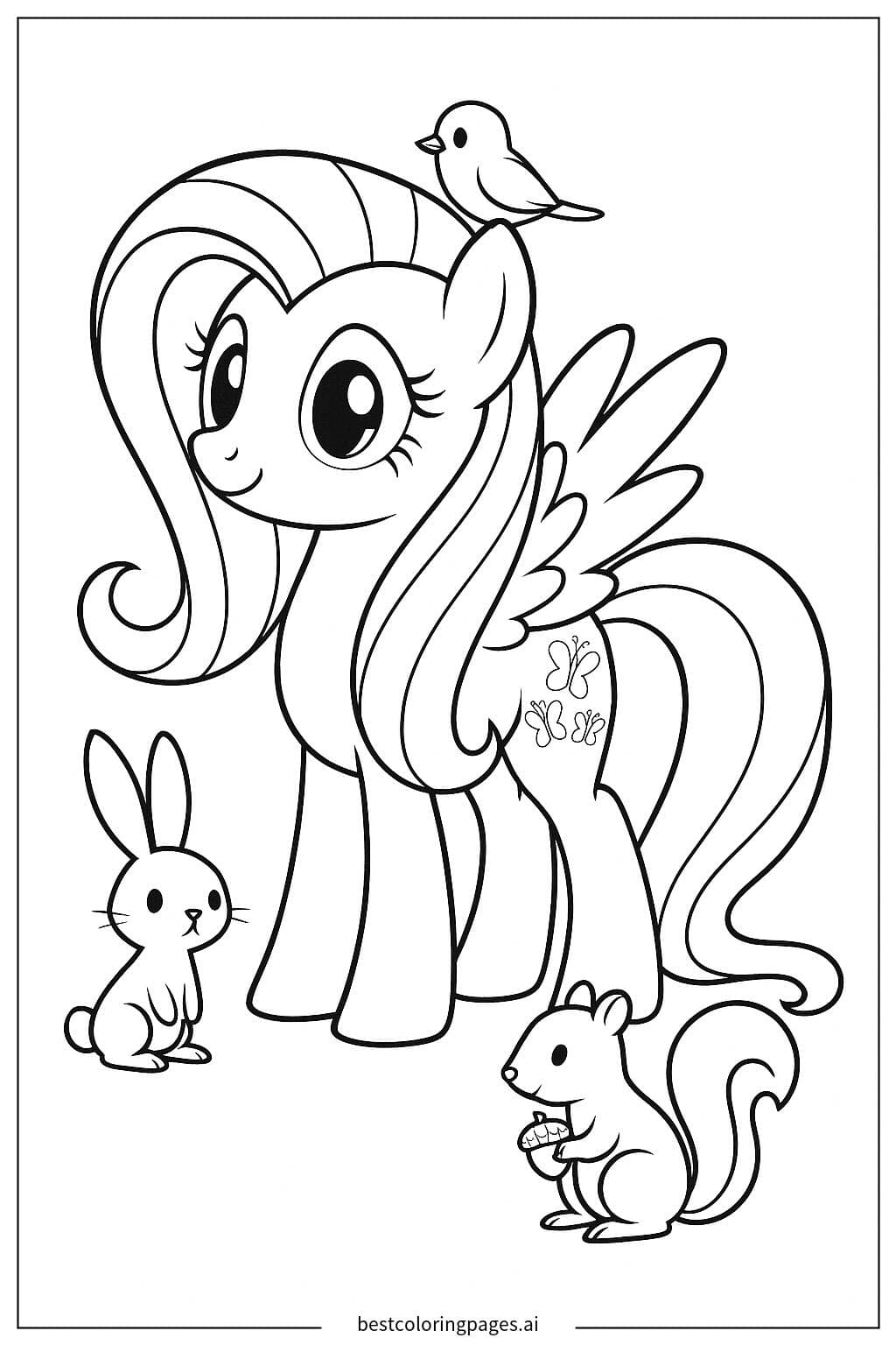 Fluttershy and Her Animal Friends