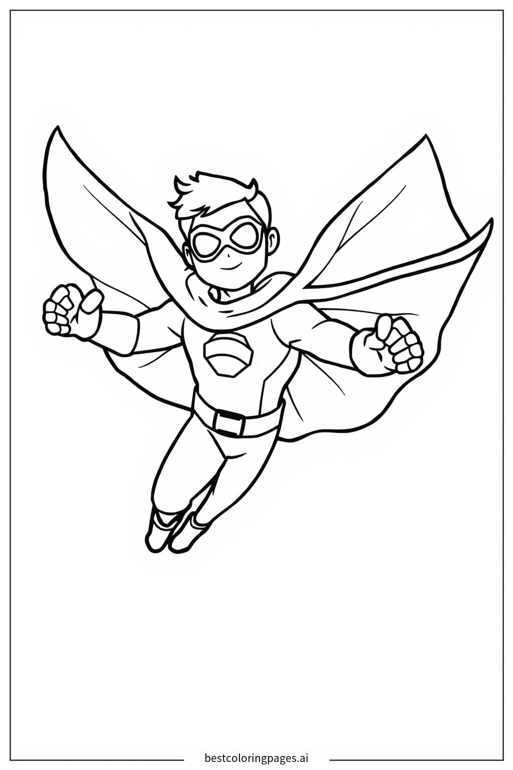 Flying Superhero