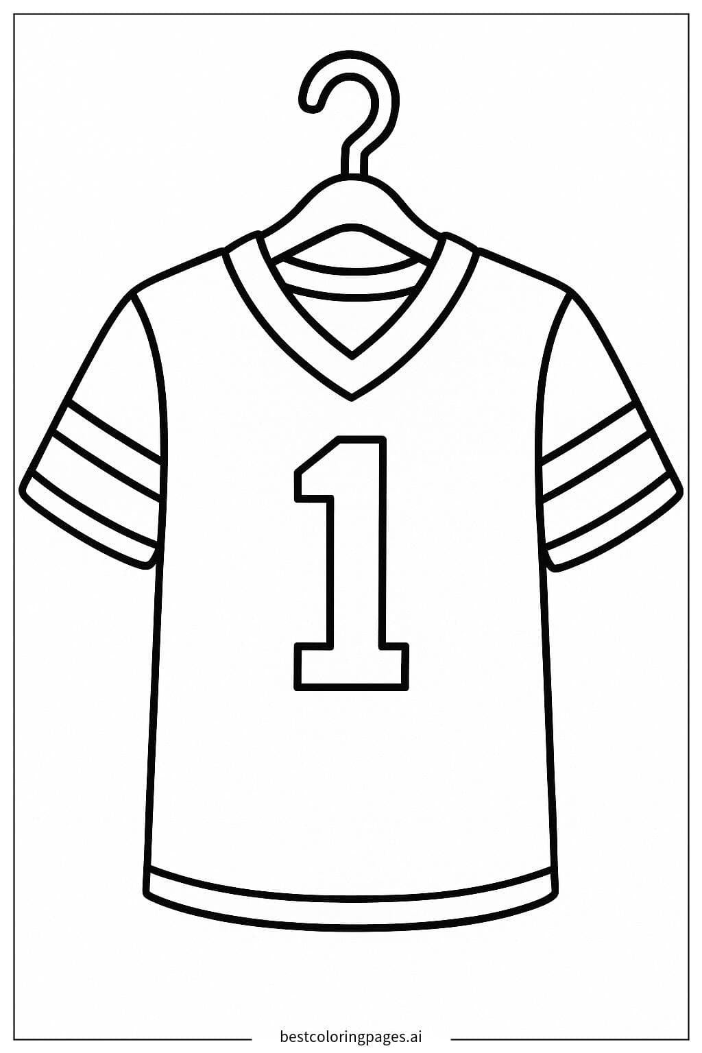 Football Jersey on a Hook