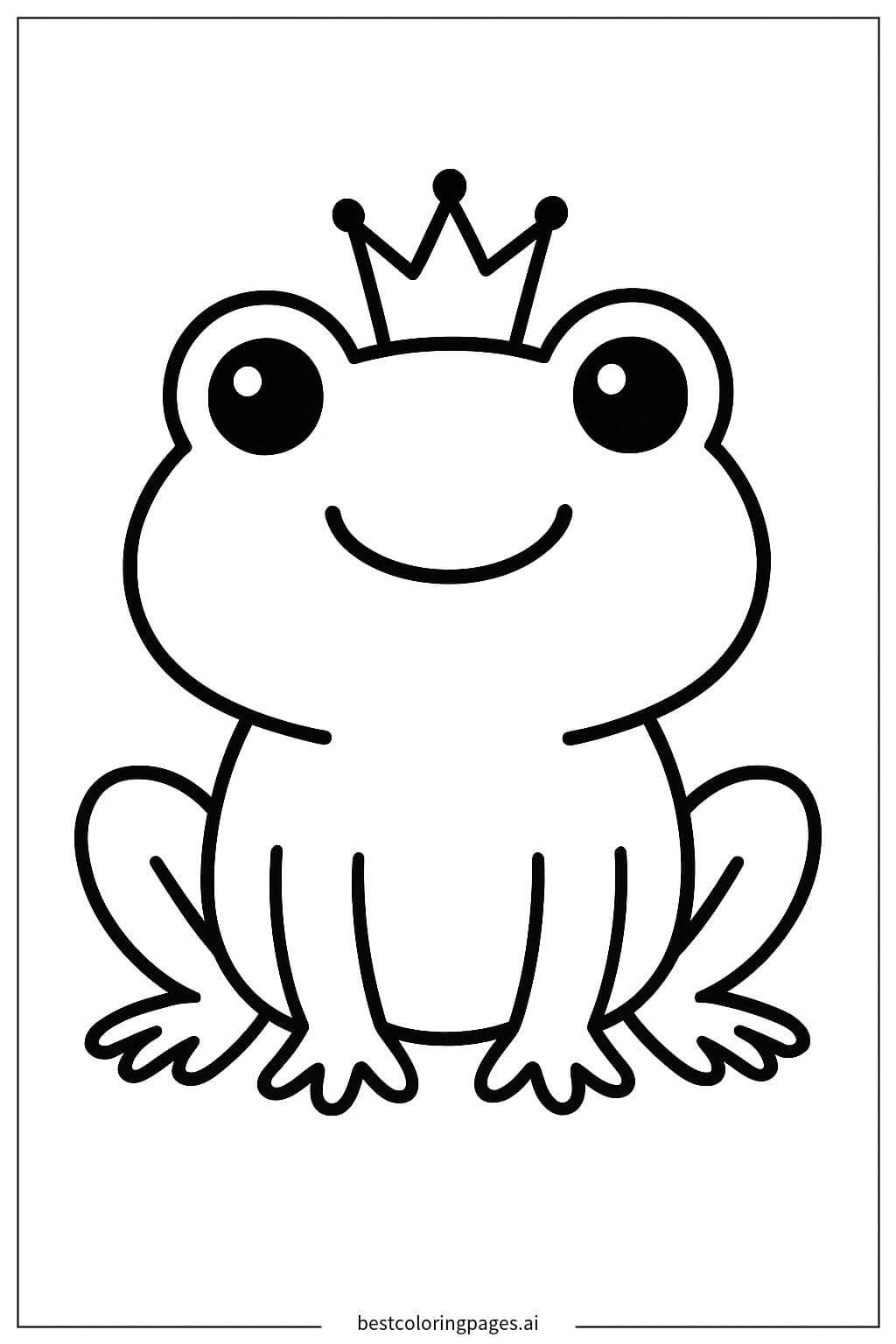 Лягушка с маленькой короной
