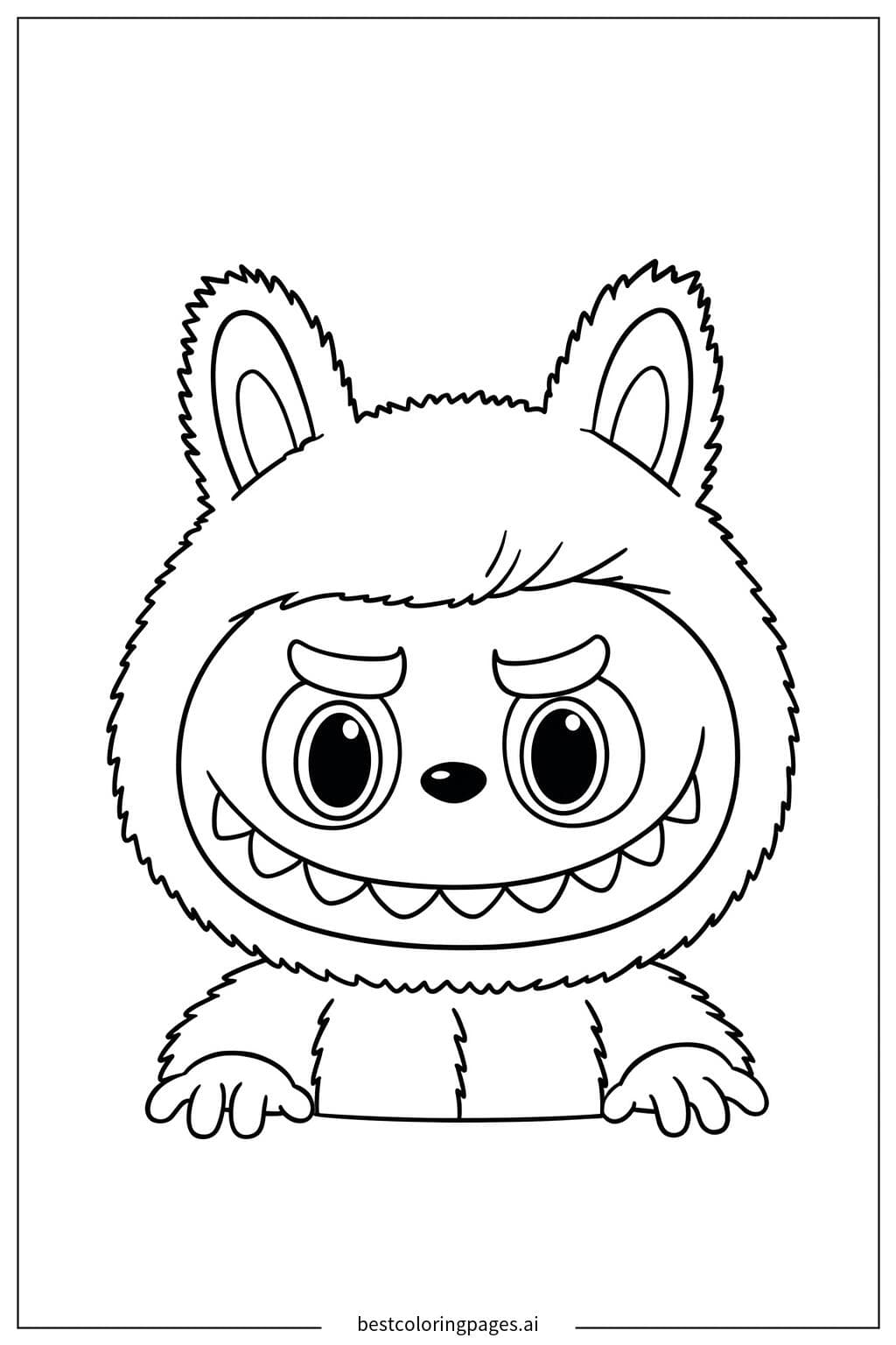 Furry Toy with a Big Grin