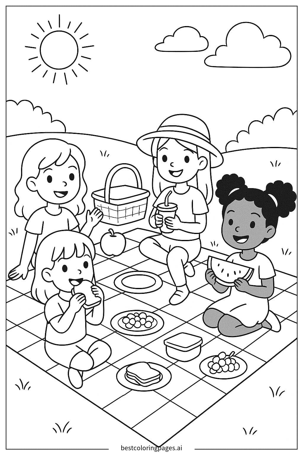 Niñas de Picnic