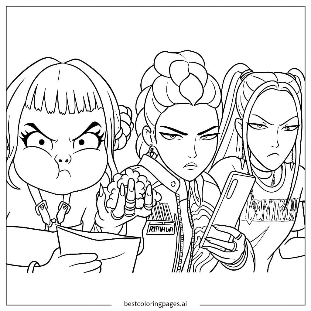 Chicas leyendo una carta