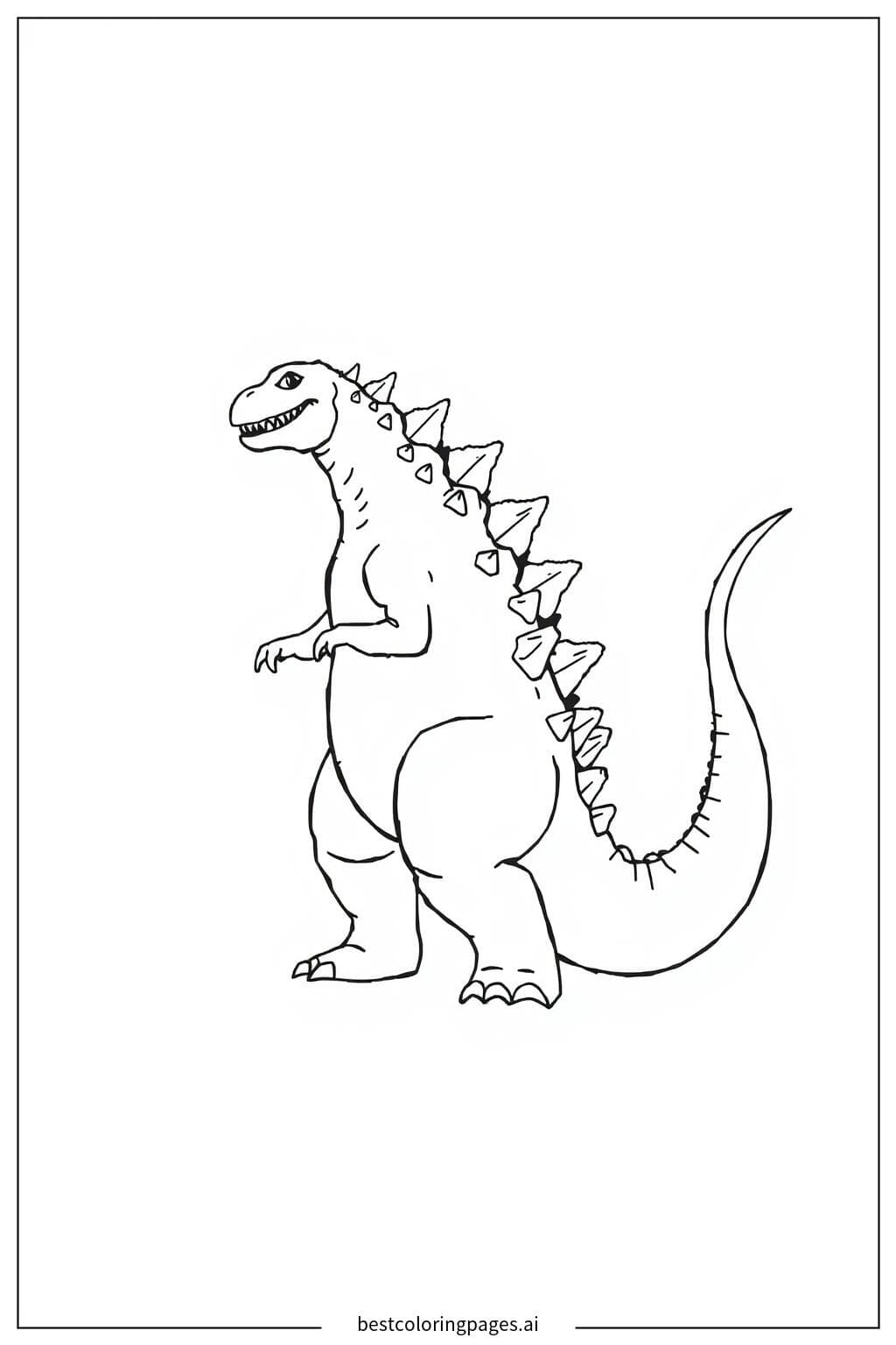 Godzilla Standing Still