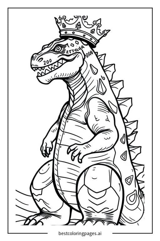 Godzilla with a Crown