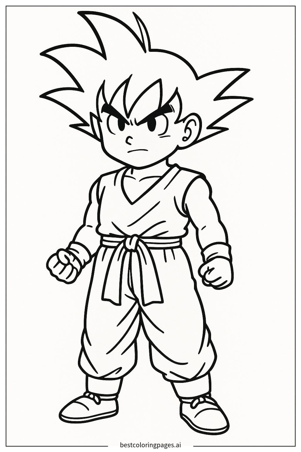 Goku Ready for Battle