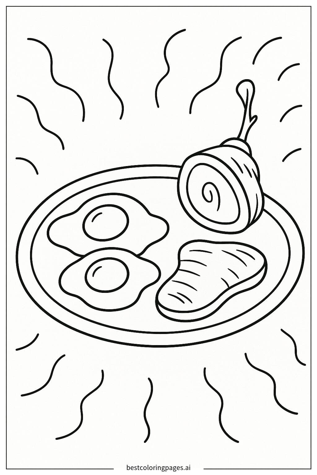 Green Eggs and Ham Plate