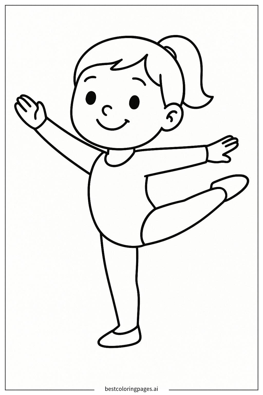 Happy Gymnast