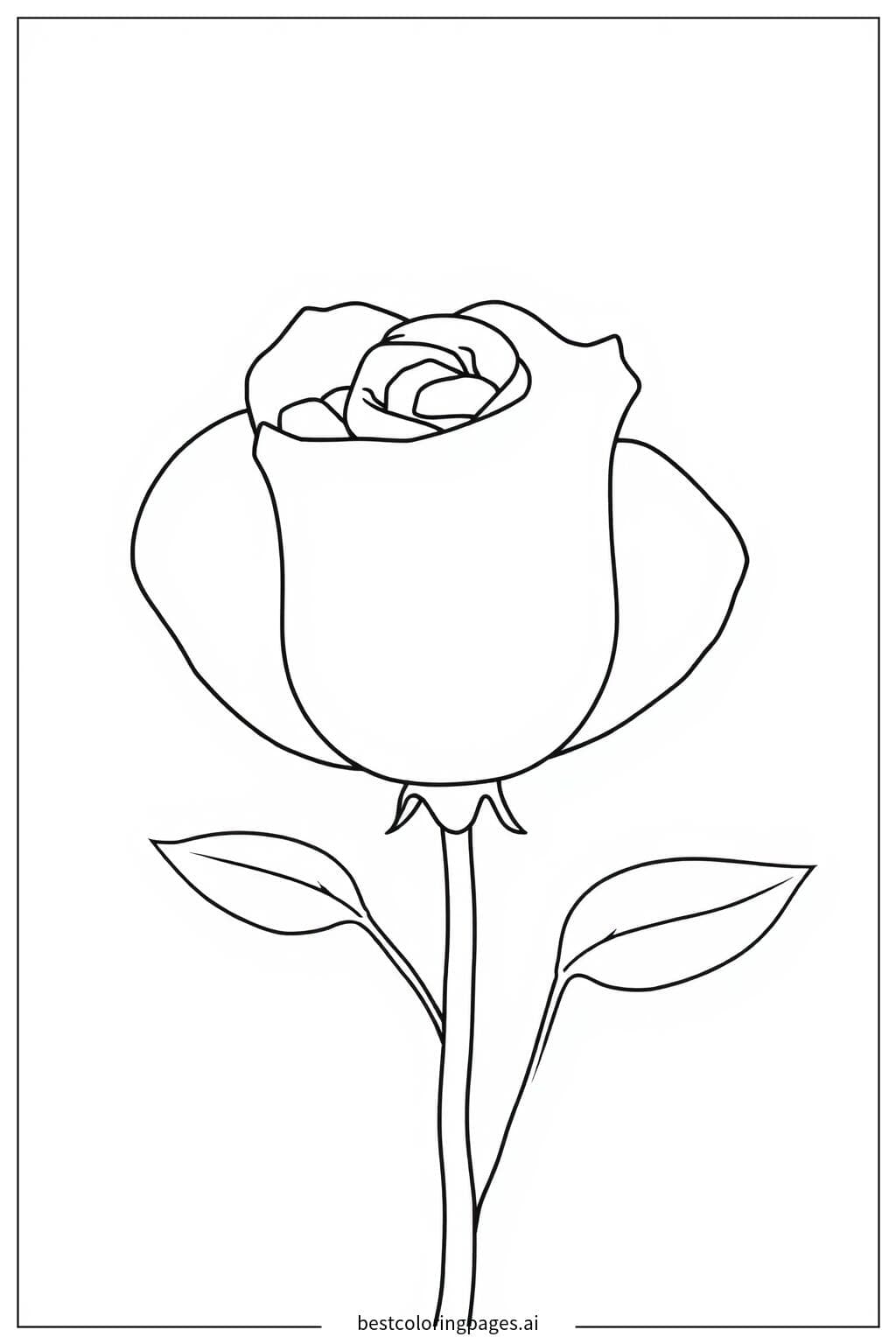 Herzform aus Rosenblüten