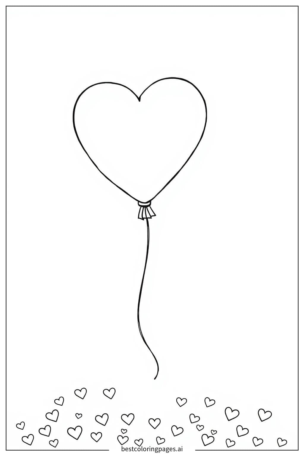 Heart-shaped Balloons for Valentine's Day