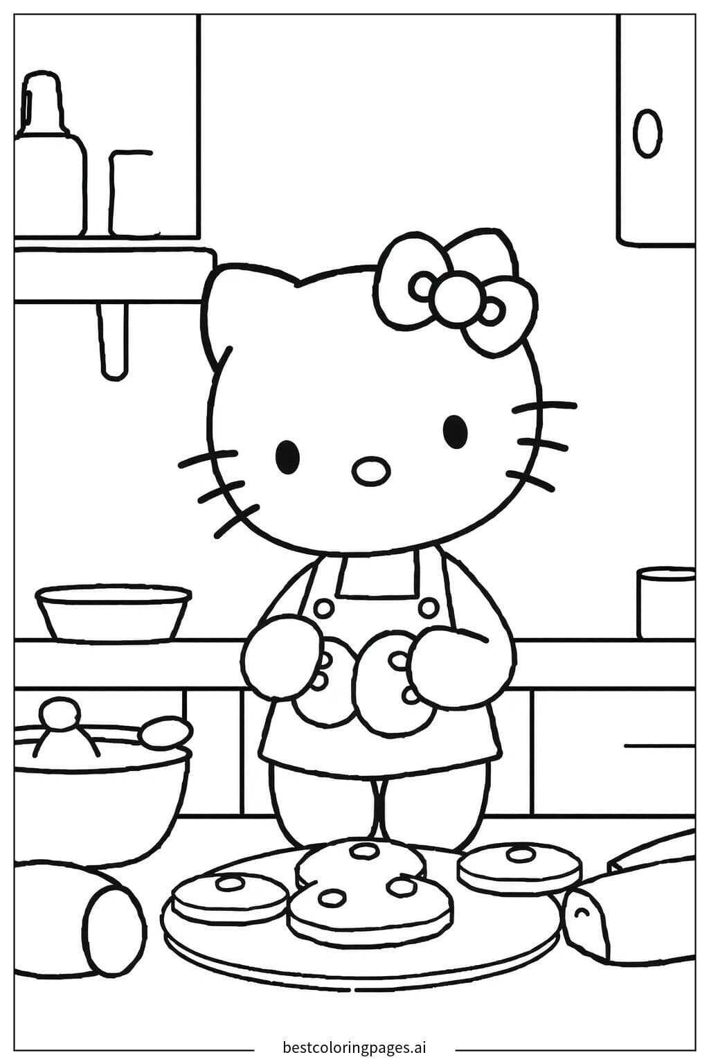 Hello Kitty 烘焙饼干