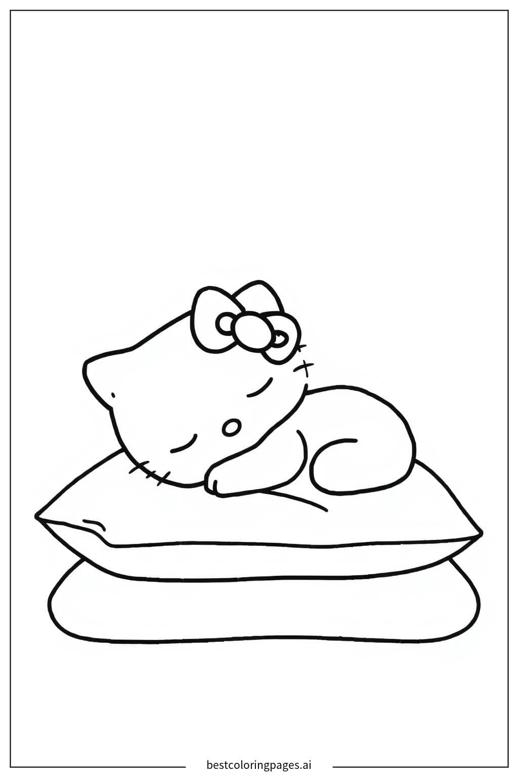 Hello Kitty 睡覺