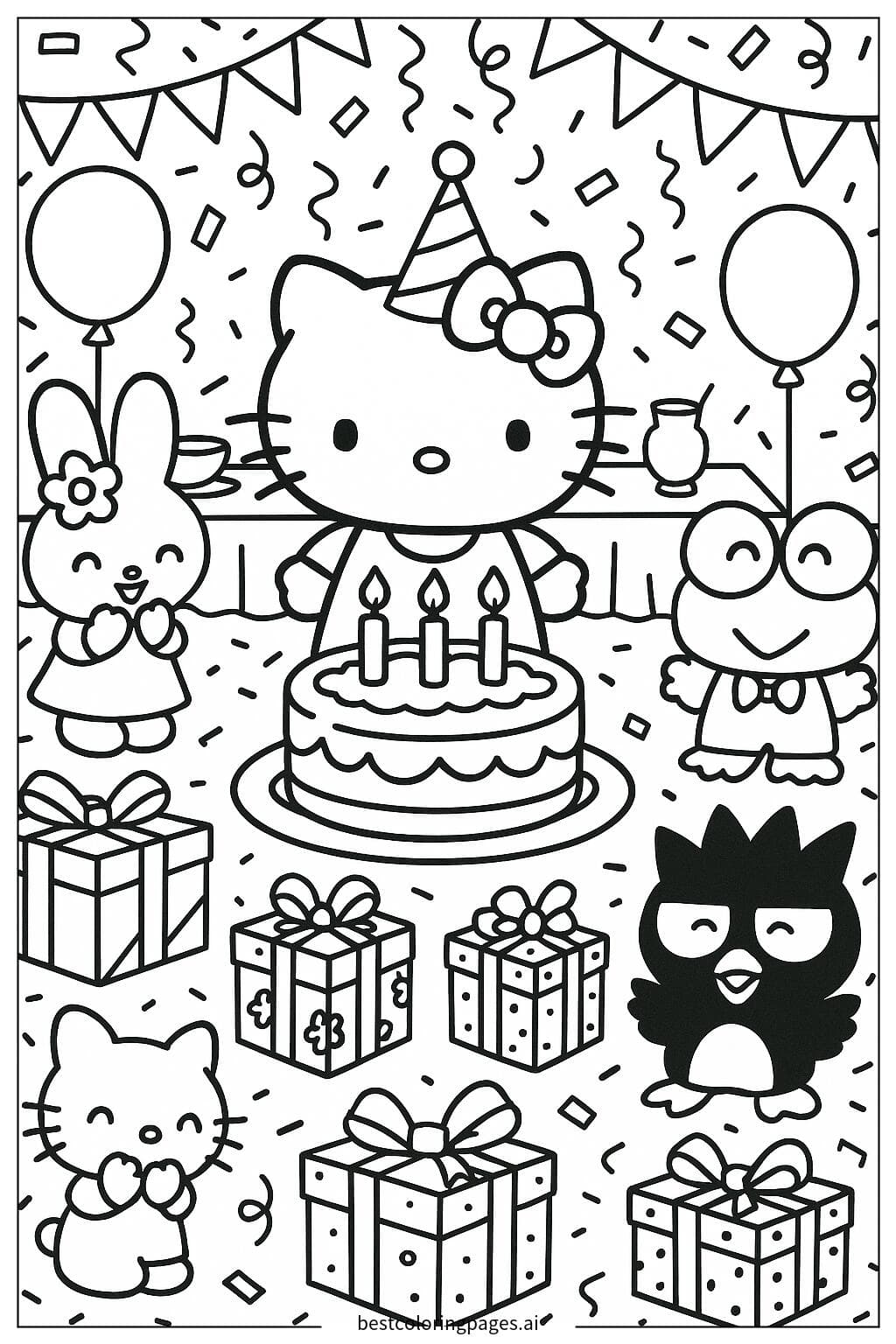 Hello Kitty's Birthday Party Celebration