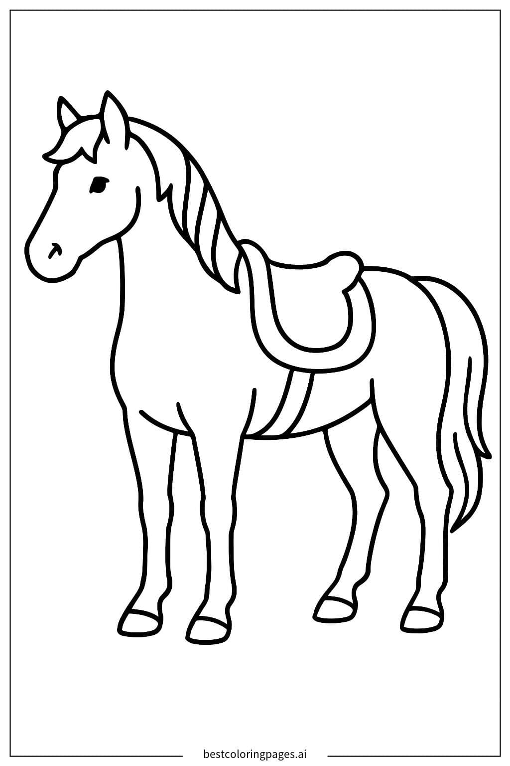 Cavalo com Sela