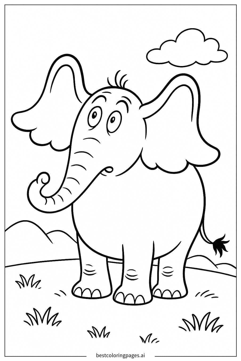 Horton the Elephant Listening