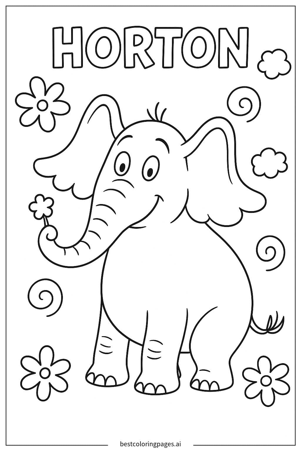 Horton the Elephant Standing