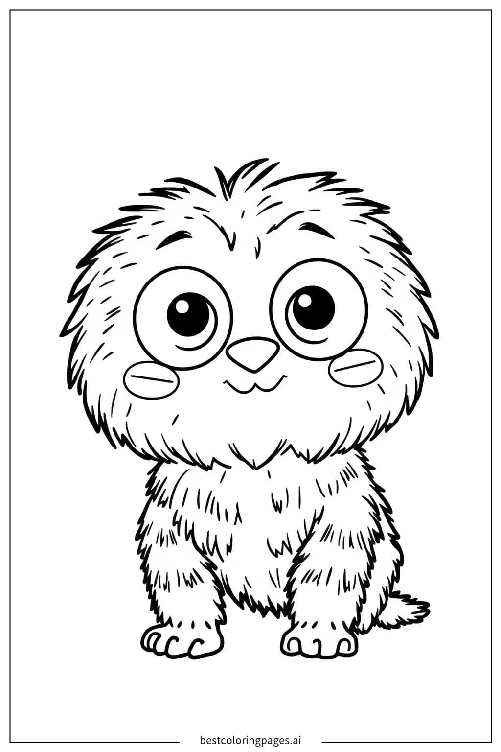 Huggy Wuggy with Big Eyes