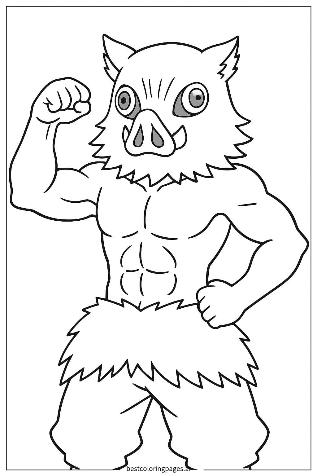 Inosuke Hashibira Striking a Pose