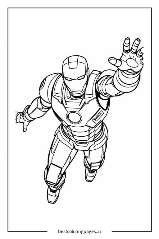 Iron Man Soaring