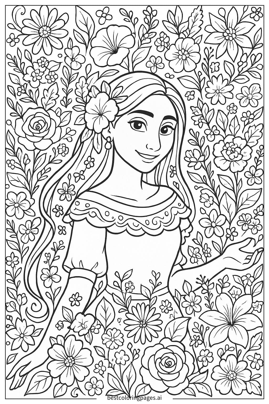 Isabela Crafting Enchanted Blossoms