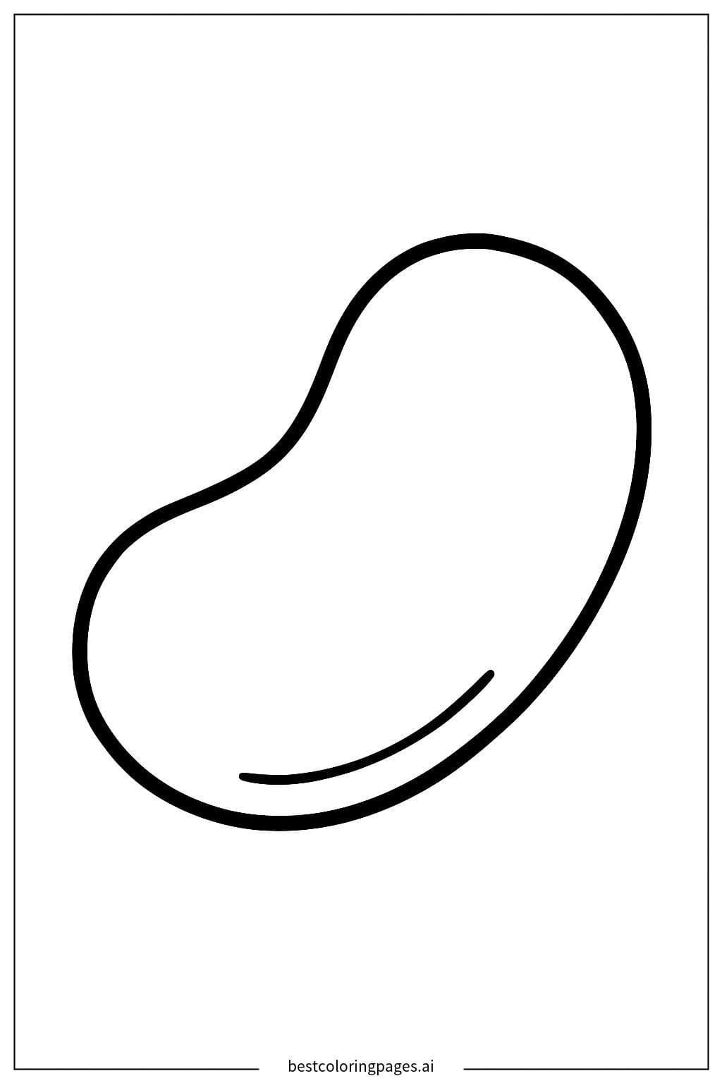 Jelly Bean Delight Coloring Page