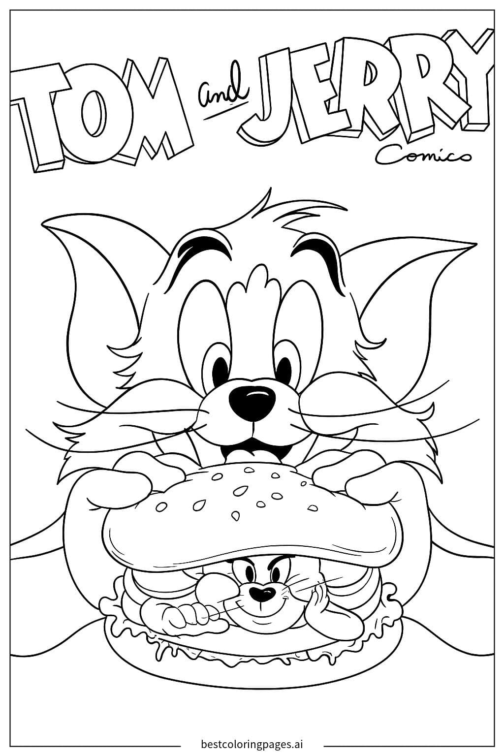 Jerry in a Burger: A Tom and Jerry Adventure