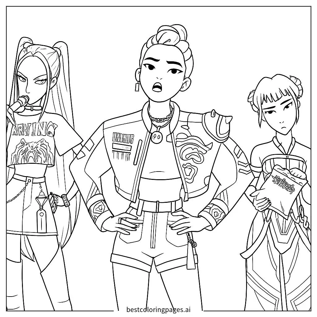 Trío de chicas K-pop