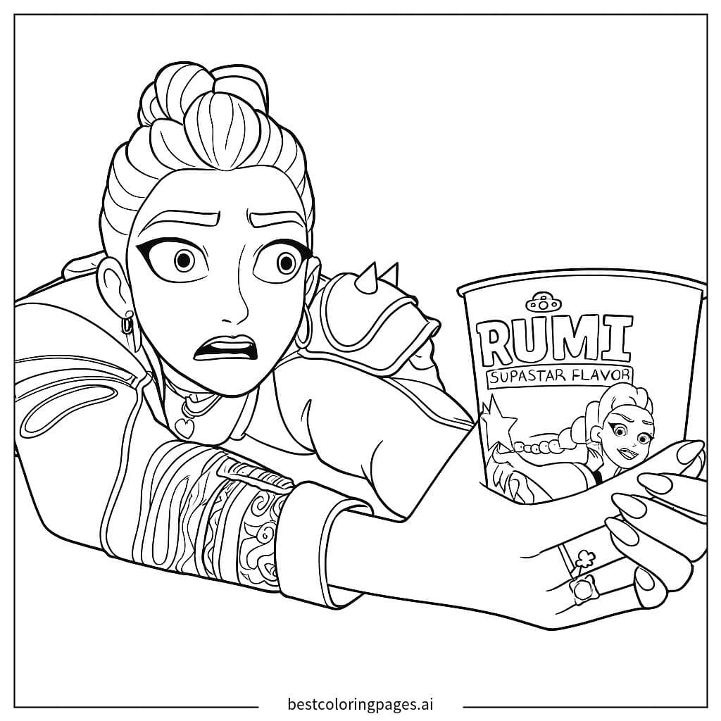 K-pop Idol Enjoying a Snack
