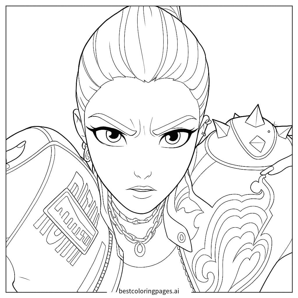 K-pop Warrior Costume