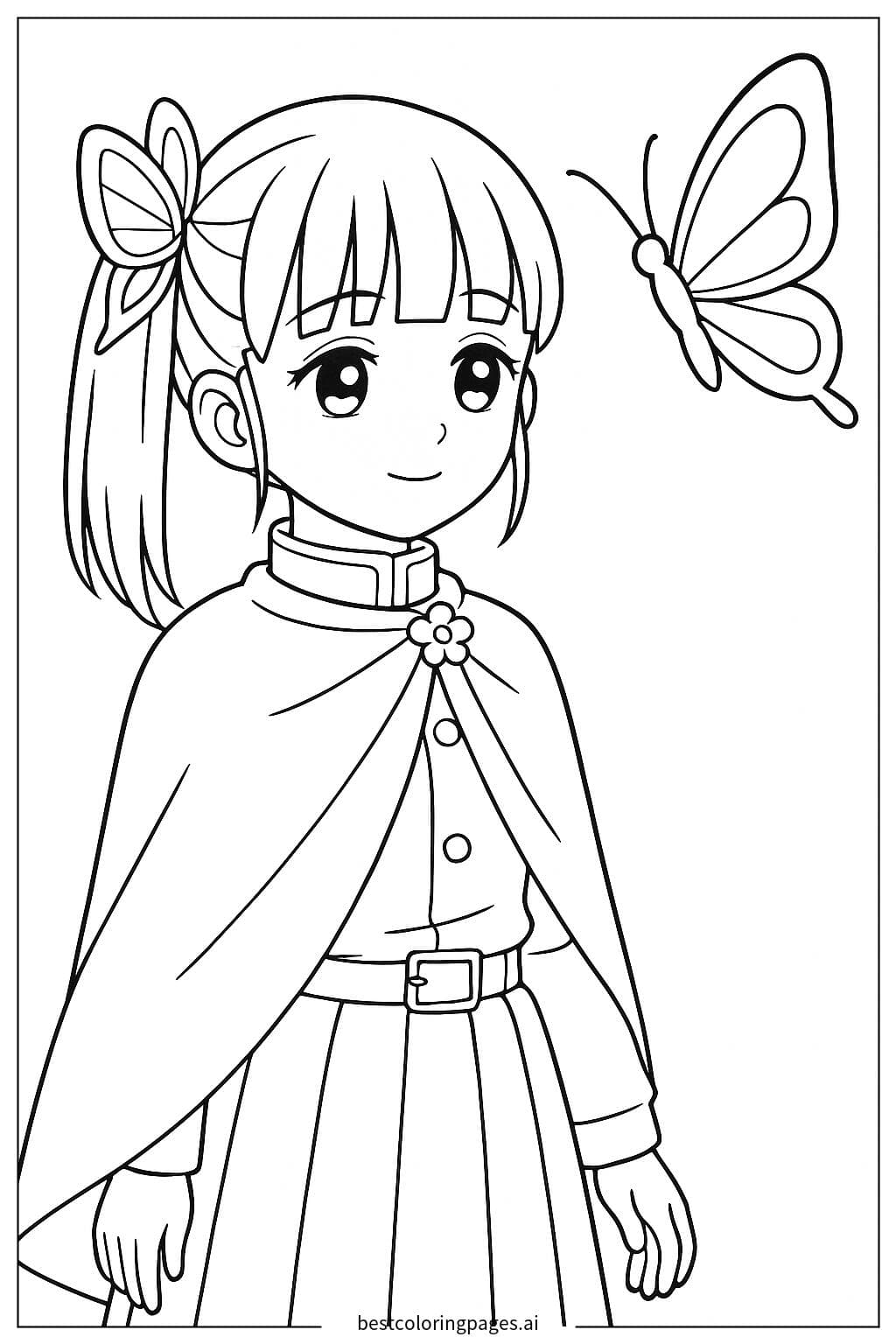 Kanao mit Schmetterling