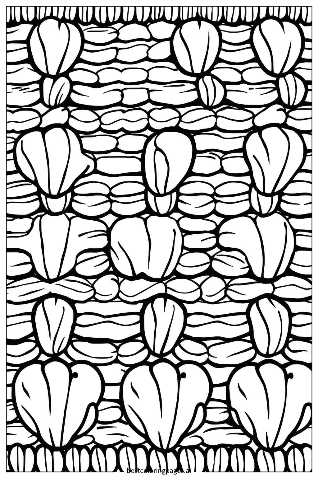Motif de couverture tricotée