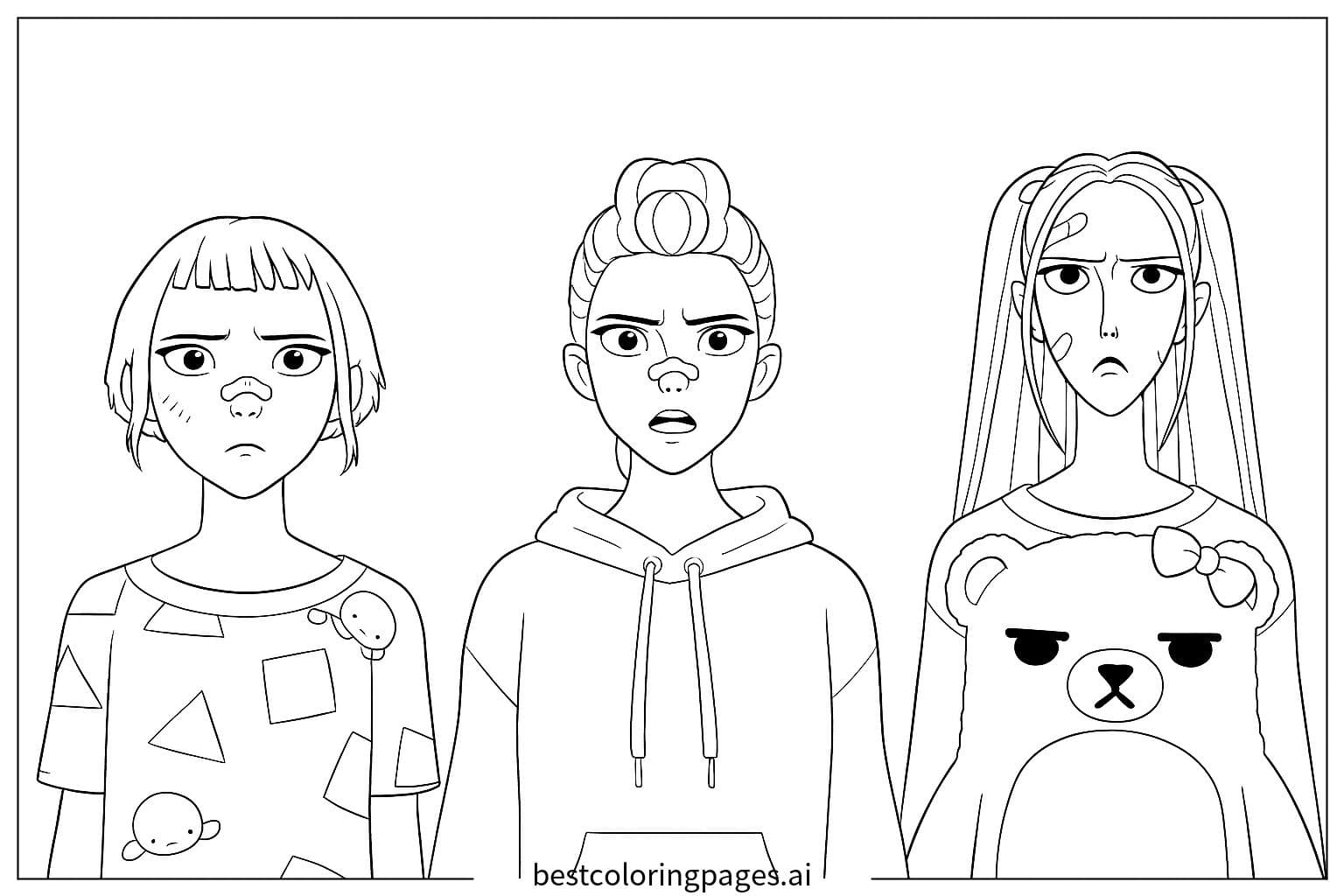 KPop Demon Hunters Team