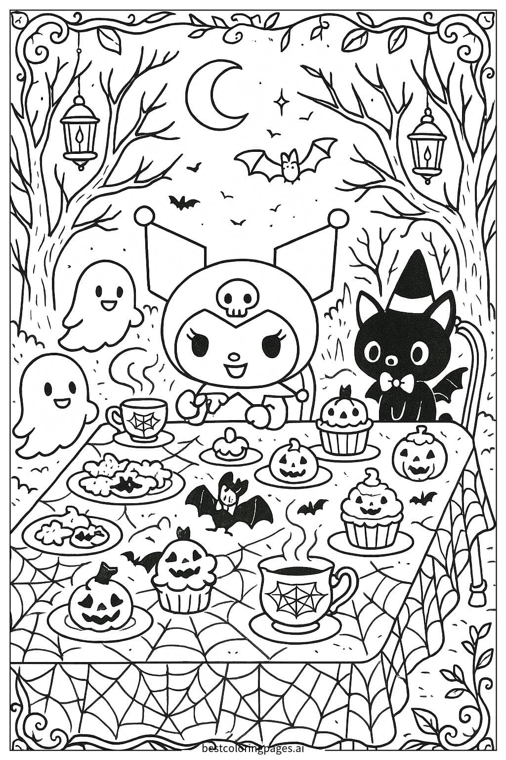 Kuromi’s Spooky Tea Party