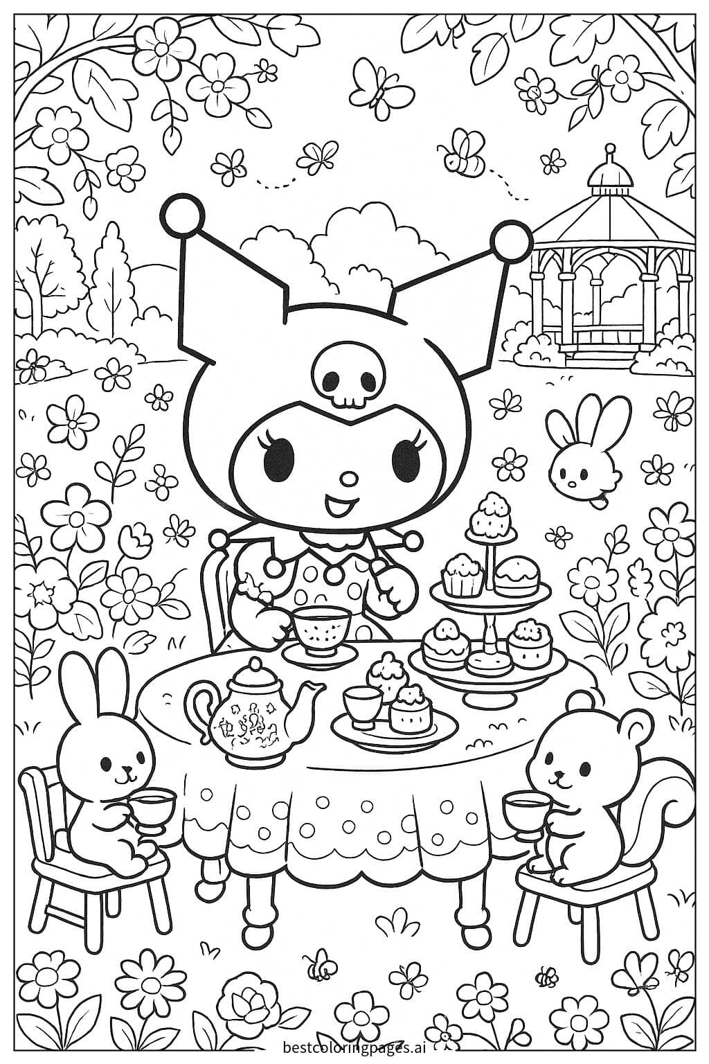 Kuromi举办下午茶会