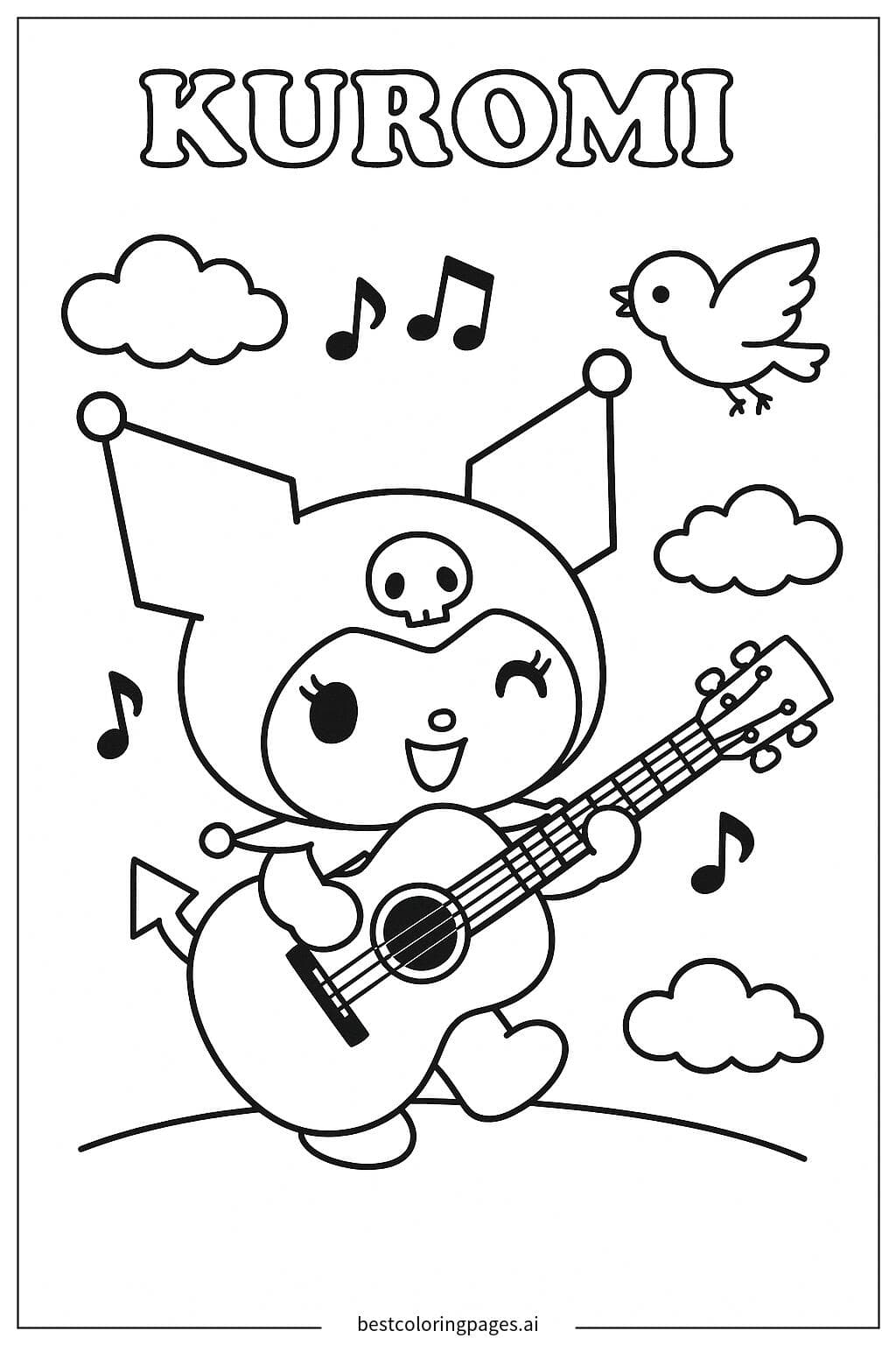 Kuromi弹吉他
